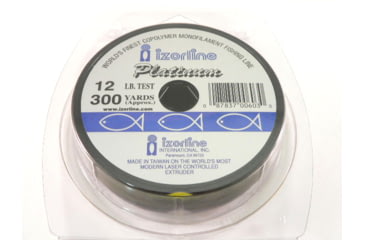 Image of Izorline Platinum Co-Polymer Mono Line 12lb 300yd Hi-Vis Yellow, 6030