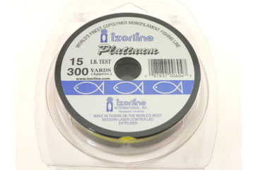Image of Izorline Platinum Co-Polymer Mono Line 15lb 300yd Hi-Vis Yellow, 6047