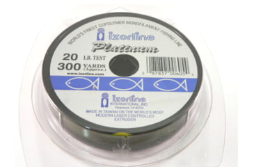 Image of Izorline Platinum Co-Polymer Mono Line 20lb 300yd Hi-Vis Yellow, 6054