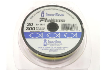 Image of Izorline Platinum Co-Polymer Mono Line 30lb 300yd Hi-Vis Yellow, 6078