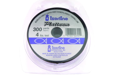 Image of Izorline Platinum Co-Polymer Mono Line 4lb 300yd Clear, 27011
