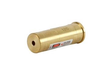 Image of JE Machine Tech 5mW Laser Boresighter, 635/655nm, 12 Gauge, Brass TS-BS12GBR