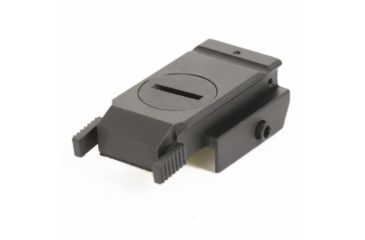 Image of JE Machine Tech 5mW Pistol Micro Compact Red Laser Sight w/Additional Picatinny Rail, Black TS-LS5B