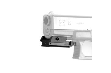 Image of JE Machine Tech 5mW Pistol Micro Compact Red Laser Sight w/Additional Picatinny Rail, Black TS-LS5B