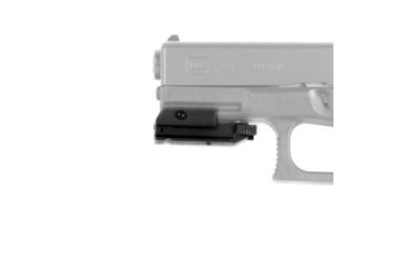 Image of JE Machine Tech 5mW Pistol Micro Compact Red Laser Sight w/Additional Picatinny Rail, Black TS-LS5B