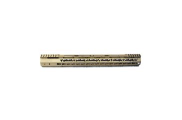 Image of JE Machine Tech Je Handguard Free Float Ar15 17'' Key-mod W/rail Relief Tan