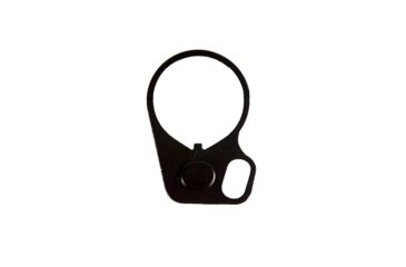 Image of JE Machine Tech Right Hand Single Loop Oval Sling Mount Adapter End Plate, Black TS-EP9