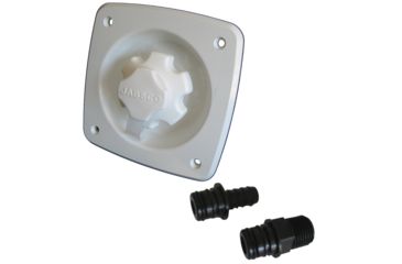 Image of Jabsco Water Pressure Regulator - Flush Mount - White 60216