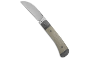 Image of Jack Wolf Knives Diamondback Jack Folding Knife, 3.35in, CPM S90V Stainless Steel, Wharncliffe Blade, Micarta, Green Handle, Green/Gray, 7.55 inch, BHQ-213889
