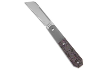 Image of Jack Wolf Knives Jack Wolf Knives After Hours Jack "Purple Haze" Fat Carbon 3.15" Satin, Black/Purple, CPM S90V, adult, BHQ-193219