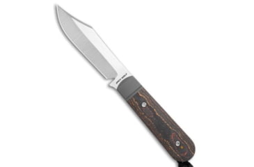 Image of Jack Wolf Knives Jack Wolf Knives Backwoods FIXedc Fixed Blade CamoCarbon Sunset 3" Satin, Black/Orange, CPM S90V, adult, BHQ-226497