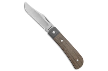 Image of Jack Wolf Knives Jack Wolf Knives Bennys Clip Slip Joint Knife Green Canvas Micarta 3&quot; Satin, Green, Bohler M390, adult, BHQ-141956