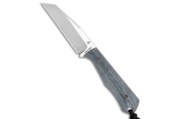 Image of Jack Wolf Knives Jack Wolf Knives Collusion Fixed Blade Knife Blue Linen Micarta 3.1" Satin, Blue, CPM S90V, adult, BHQ-220709