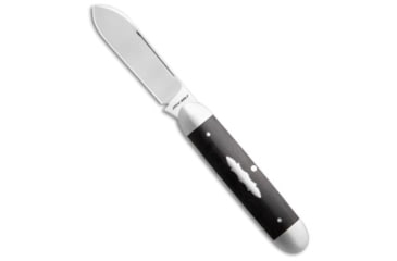 Image of Jack Wolf Knives Jack Wolf Knives Equal End Slip Joint Knife Ebony Wood 2.75" Satin, Black, 14C28N, adult, BHQ-225271