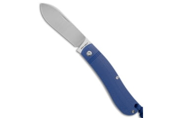 Image of Jack Wolf Knives Jack Wolf Knives K9 Jack Slip Joint Knife Blue G-10 Opposing Arcs 2.8&quot; Satin, Blue, 154CM, adult, BHQ-219817