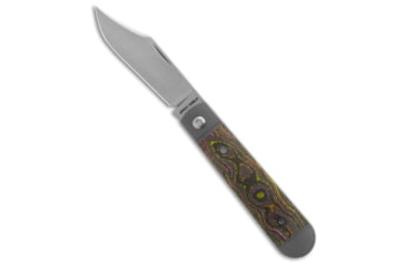 Image of Jack Wolf Knives Jack Wolf Knives Little Bro Jack Slip Joint Knife Flo Party CamoCarbon, Black/Copper, Bohler M390, adult, BHQ-141968