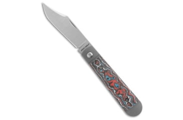 Image of Jack Wolf Knives Jack Wolf Knives Little Bro Jack Slip Joint Knife Nebula Fat Carbon, Brown, Bohler M390, adult, BHQ-141946
