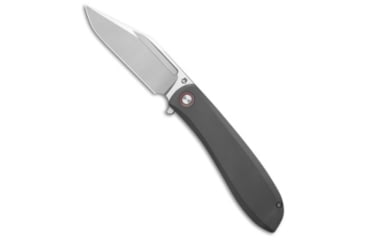 Image of Jack Wolf Knives Scuffle Folding Knife, 3.52in, CPM S90V Stainless Steel, Clip Point Blade, Titanium, Gray Handle, Gray/Silver, 7.95 inch, BHQ-222817