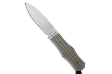 Image of Jack Wolf Knives Jack Wolf Knives Vampire FIXedc Fixed Blade Knife Fluted Titanium 3&quot; Satin, Gray, CPM S90V, adult, BHQ-215819