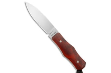Image of Jack Wolf Knives Vampire FIXedc Fixed Blade Knife, 3.00in, CPM S90V Stainless Steel, Drop Point Blade, Wood, Wood Handle, Wood/Gray, 6.00 inch, BHQ-215818