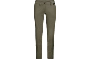 Image of Jack Wolfskin Desert Roll-Up Pants - Womens, Woodland Green, 14, 1505281-5052042