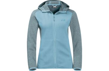 Image of Jack Wolfskin Elk Hooded Jacket - Womens, Stratosphere, Large, 1707081-1145004
