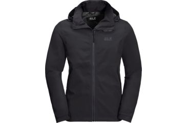 Image of Jack Wolfskin Evandale Jacket - Mens, Black, Small, 1111131-6000002