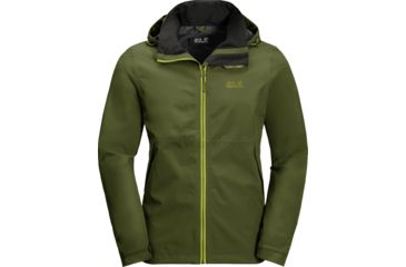 Image of Jack Wolfskin Evandale Jacket - Mens, Cypress Green, Large, 1111131-4521004