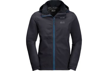 Image of Jack Wolfskin Evandale Jacket - Mens, Ebony, Medium, 1111131-6230003
