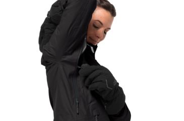 Image of Jack Wolfskin Exolight Mountain Jacket W - Womens, Black, Extra Large, 1112471-6000005
