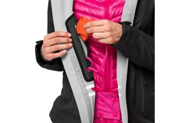 Image of Jack Wolfskin Exolight Mountain Jacket W - Womens, Black, Extra Large, 1112471-6000005