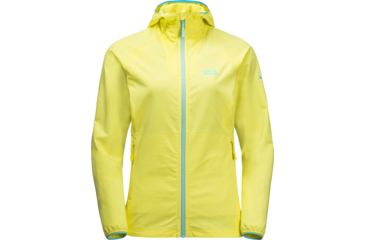 Image of Jack Wolfskin Kalari Trail Jacket - Womens, Lemon, Small, 1305881-3075002