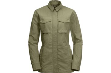 Image of Jack Wolfskin Lakeside Fieldjacket - Womens, Khaki, Medium, 1305971-4288003