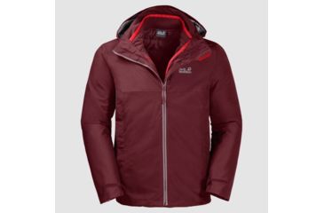 Image of Jack Wolfskin North Fjord Jacket Men, Red Maroon, Small 1110951-2049002