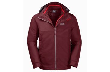 Image of Jack Wolfskin North Fjord Jacket Men, Red Maroon