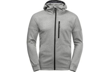 Image of Jack Wolfskin Riverland Hooded Jacket - Mens, Light Grey, Medium, 1707231-6111003