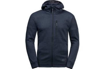 Image of Jack Wolfskin Riverland Hooded Jacket - Mens, Night Blue, Medium, 1707231-1010003