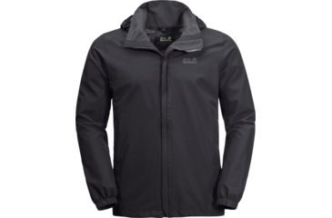 Image of Jack Wolfskin Stormy Point Jacket - Mens, Black, Small, 1111141-6000002