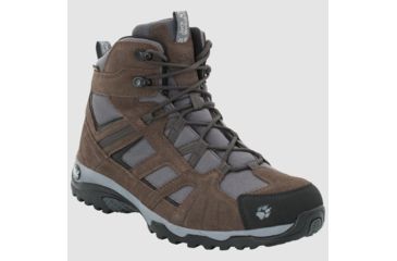 Image of Jack Wolfskin Vojo Hike Mid Texapore Hiking Boots - Mens, 8, Dark Wood, 4011361-5690070