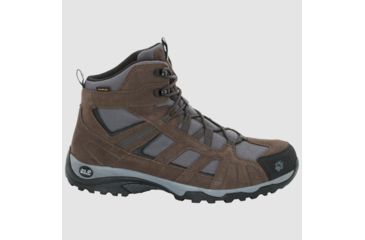 Image of Jack Wolfskin Vojo Hike Mid Texapore Hiking Boots - Mens, 8, Dark Wood, 4011361-5690070