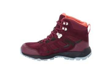 Image of Jack Wolfskin Vojo Hike Xt Texapore Mid W - Womens, Burgundy/ Phantom, 6.5, 4035571-2814065