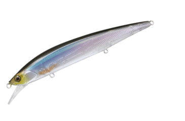 Image of Jackall Lures Jackall Rerange 110Mr, Jerkbait, Dives To 8, Weight Transfer System, Ghost Wakasagi, 4 1/3in, 1/2oz, JRERA110MR-GW