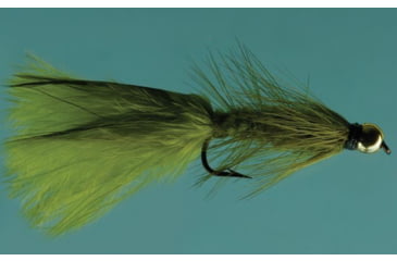 Image of Jackson Cardinal Wooly Bugger #6, Beadhead Olive, 908-6