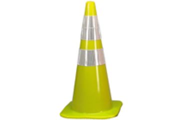 Image of Jackson Safety W Cone ? 28in. Lime With 6in. Upper 4in.Lower 3M 6.5 lbs, lime, 28in. 16580