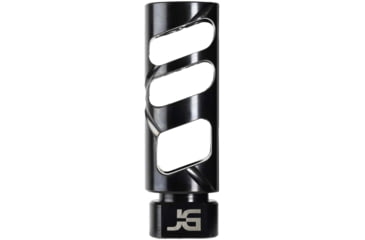Image of Jacob Grey Firearms Cobra Billet Muzzle Brake, .30 Cal, 5/8x24 Thread, Flat, Black, CMBFBLK