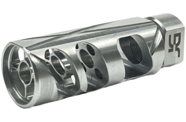 Image of Jacob Grey Firearms Cobra Billet Muzzle Brake, .30 Cal, 5/8x24 Thread, Flat, Stainless, Unfinished, CMBFSTN
