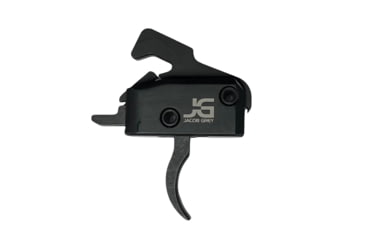 Image of Jacob Grey Firearms One Piece AR-15/AR-10 Drop-In Trigger, Curved, 3.5lb Pull Weight, Black, 1PC35LBTC