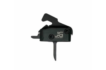 Image of Jacob Grey Firearms One Piece AR-15/AR-10 Drop-In Trigger, Flat, 3.5lb Pull Weight, Black, 1PC35LBTF