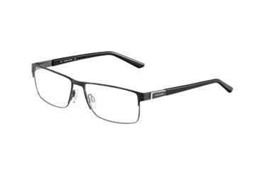 Image of Jaguar 33073 Eyeglass Frames, Male,, Striated Black Frame, 57-15-140 33073-610