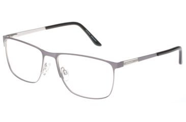 Image of Jaguar 33088 Bifocal Prescription Eyeglasses, Matte Grey/Silver Frame, JG330886500BI